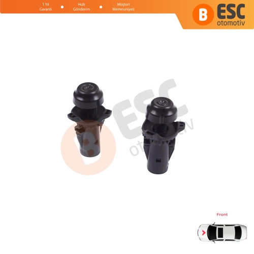 Renault Clio MK5 Captur MK2 Taliant Dacia Sandero MK3 658291760R için 2 Adet Ayarlanabilir Ön Kaput Amortisör Takozu