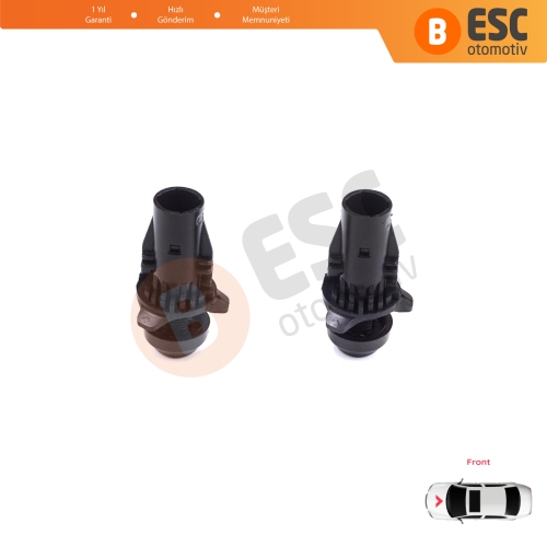 Renault Clio MK5 Captur MK2 Taliant Dacia Sandero MK3 658291760R için 2 Adet Ayarlanabilir Ön Kaput Amortisör Takozu