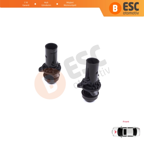 Renault Clio MK5 Captur MK2 Taliant Dacia Sandero MK3 658291760R için 2 Adet Ayarlanabilir Ön Kaput Amortisör Takozu