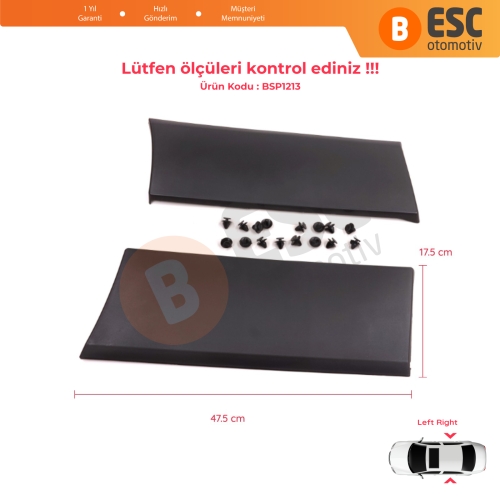 Renault Trafic MK3 Fiat Talento Opel Vivaro B Nissan NV300 Primastar 788137407 788129036 İçin Arka Sağ ve Sol Yan Çevre Bandı