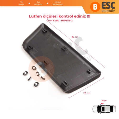 Fiat Ducato MK3 Boxer 250 Jumper Relay MK2 Daily 2006-2024 Promaster 8545FC İçin Sağ Ön Kapı Çamurluk Bandı