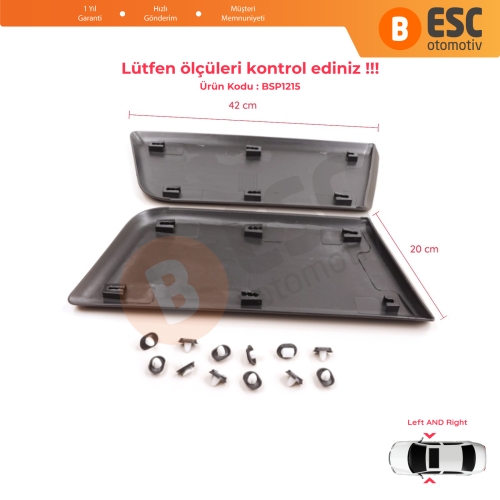 Fiat Ducato MK3 Boxer 250 Jumper Relay MK2 Daily 2006-2024 Promaster 8545FE 8545FC İçin Sağ Sol Ön Kapı Çamurluk Bandı