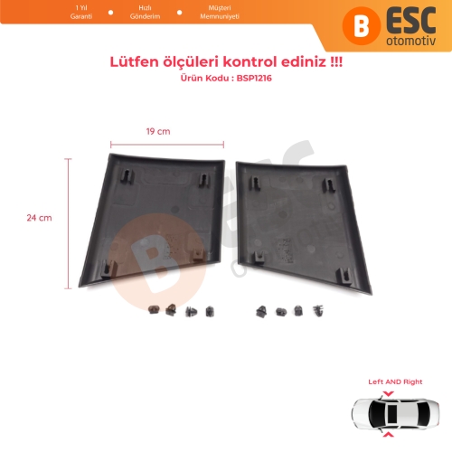 Fiat Ducato MK3 Boxer 250 Jumper Relay MK2 Daily 2006-2024 8547W6 8547W4 İçin Sağ Sol Ön Kapı Direği Bandı Sinyal Deliksiz