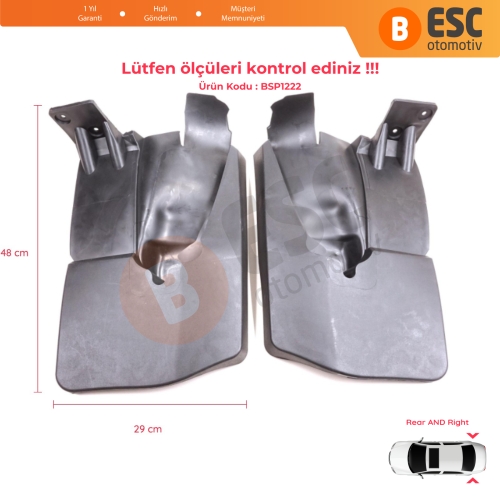 Mercedes Sprinter MK2 906 NCV3 VW Crafter MK1 2006-2017 9068820204 9068820304 için Arka Sağ Sol Tekerlek Çamurluk Paçalık