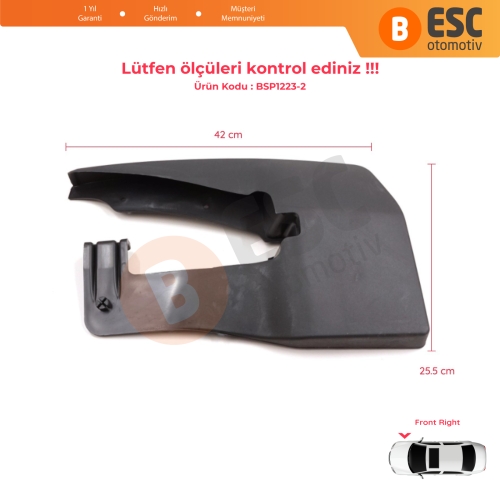 Mercedes Sprinter MK2 906 NCV3 VW Crafter MK1 2006-2017 A9068820104 için Ön Sağ Tekerlek Çamurluk Paçalık