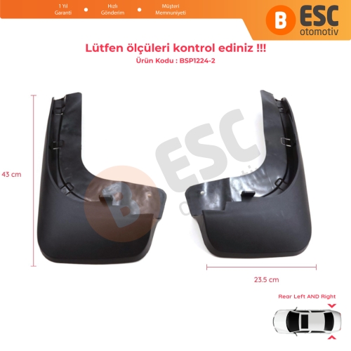 Mercedes V Class Vito W447 2014-On A4478900100 için Arka Sağ Sol Tekerlek Çamurluk Paçalık