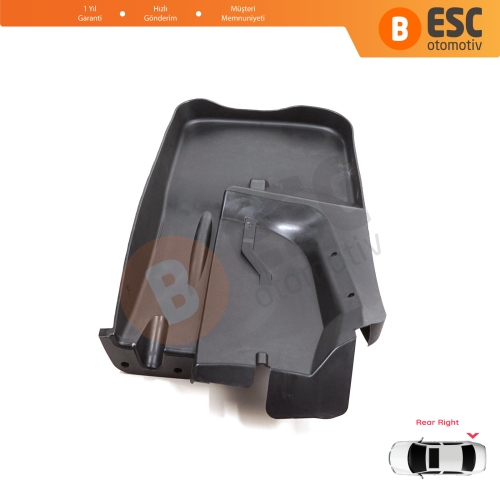 Mercedes Sprinter 907 910 VW Crafter SY SZ 2017-On A9078890300 için Arka Sağ Tekerlek Çamurluk Paçalık