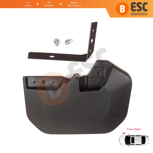 Ford Transit MK8 T18 V363 FAD FBD FCD FDD FED 2013-On 1820756 için Ön Sağ Tekerlek Çamurluk Paçalık