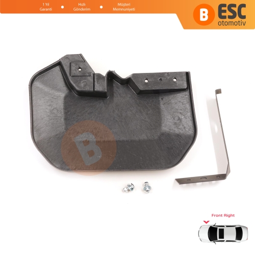 Ford Transit MK8 T18 V363 FAD FBD FCD FDD FED 2013-On 1820756 için Ön Sağ Tekerlek Çamurluk Paçalık