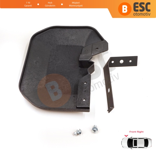 Ford Transit MK8 T18 V363 FAD FBD FCD FDD FED 2013-On 1820756 için Ön Sağ Tekerlek Çamurluk Paçalık