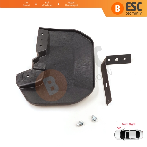 Ford Transit MK8 T18 V363 FAD FBD FCD FDD FED 2013-On 1820756 için Ön Sağ Tekerlek Çamurluk Paçalık