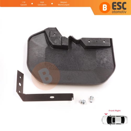 Ford Transit MK8 T18 V363 FAD FBD FCD FDD FED 2013-On 1820756 için Ön Sağ Tekerlek Çamurluk Paçalık