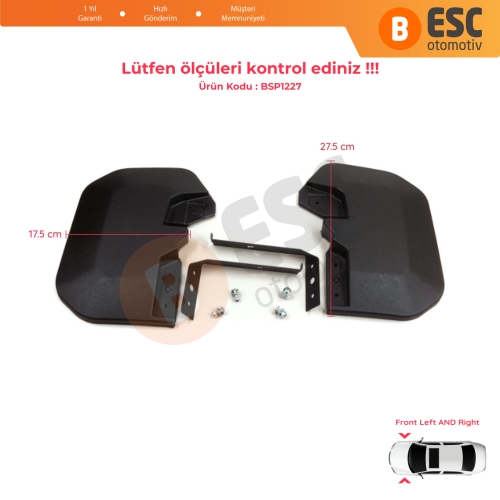 Ford Transit MK8 T18 V363 FAD FBD FCD FDD FED 2013-On 1820756 1820757 için Ön Sağ Sol Tekerlek Çamurluk Paçalık