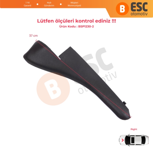 Renault Master MK3 Nissan NV400 Interstar Opel Movano B 668100009R için Ön Cam Sağ Köşe Yan Parça Izgara Kulağı