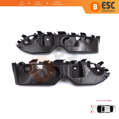 Renault Dacia Duster MK1 HS 2010-2017 622230010R 622220011R için Ön Sağ Sol Tampon İç Bağlantı Braket Ayağı 