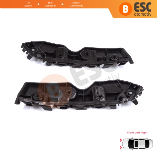Renault Dacia Duster MK1 HS 2010-2017 622230010R 622220011R için Ön Sağ Sol Tampon İç Bağlantı Braket Ayağı 