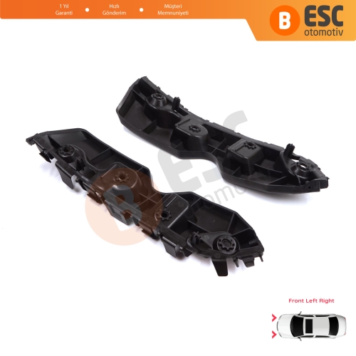 Renault Dacia Duster MK1 HS 2010-2017 622230010R 622220011R için Ön Sağ Sol Tampon İç Bağlantı Braket Ayağı 