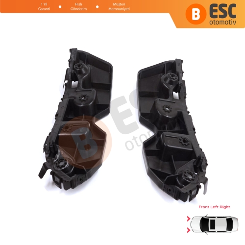 Renault Dacia Duster MK1 HS 2010-2017 622230010R 622220011R için Ön Sağ Sol Tampon İç Bağlantı Braket Ayağı 