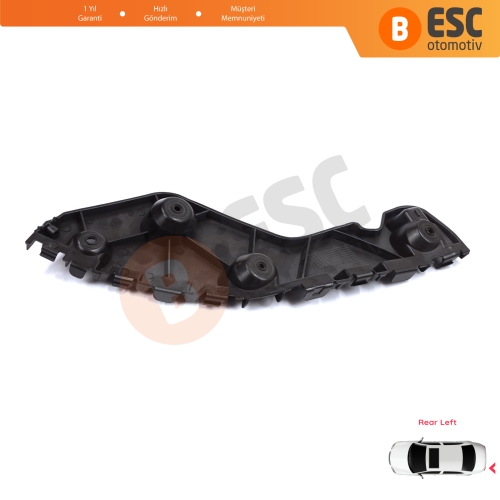 Renault Dacia Duster MK1 HS 2010-2017 622210009R için Arka Sol Tampon İç Bağlantı Braket Ayağı