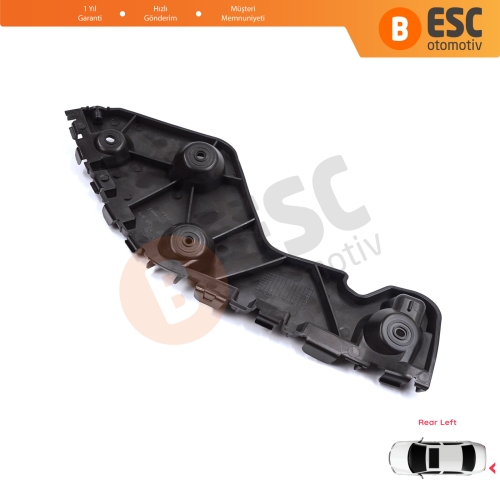 Renault Dacia Duster MK1 HS 2010-2017 622210009R için Arka Sol Tampon İç Bağlantı Braket Ayağı