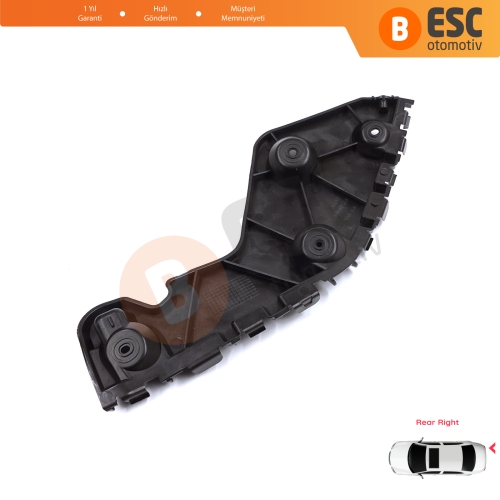 Renault Dacia Duster MK1 HS 2010-2017 622200010R için Arka Sağ Tampon İç Bağlantı Braket Ayağı 