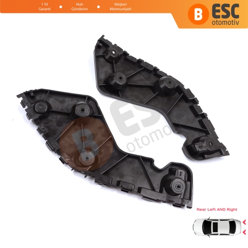 Renault Dacia Duster MK1 HS 2010-2017 622200010R 622210009R için Arka Sağ Sol Tampon İç Bağlantı Braket Ayağı 