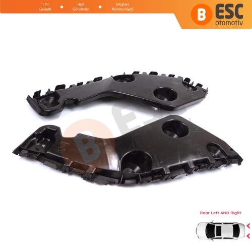 Renault Dacia Duster MK1 HS 2010-2017 622200010R 622210009R için Arka Sağ Sol Tampon İç Bağlantı Braket Ayağı 