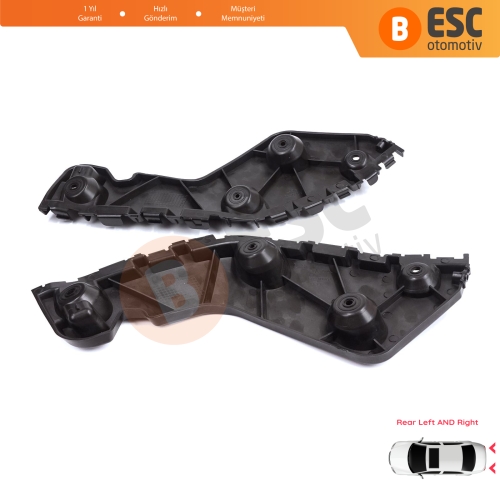 Renault Dacia Duster MK1 HS 2010-2017 622200010R 622210009R için Arka Sağ Sol Tampon İç Bağlantı Braket Ayağı 