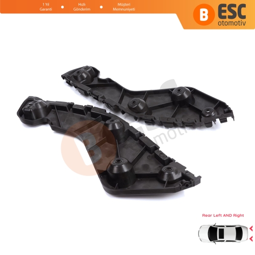 Renault Dacia Duster MK1 HS 2010-2017 622200010R 622210009R için Arka Sağ Sol Tampon İç Bağlantı Braket Ayağı 