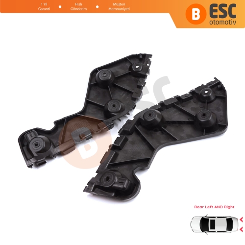 Renault Dacia Duster MK1 HS 2010-2017 622200010R 622210009R için Arka Sağ Sol Tampon İç Bağlantı Braket Ayağı 