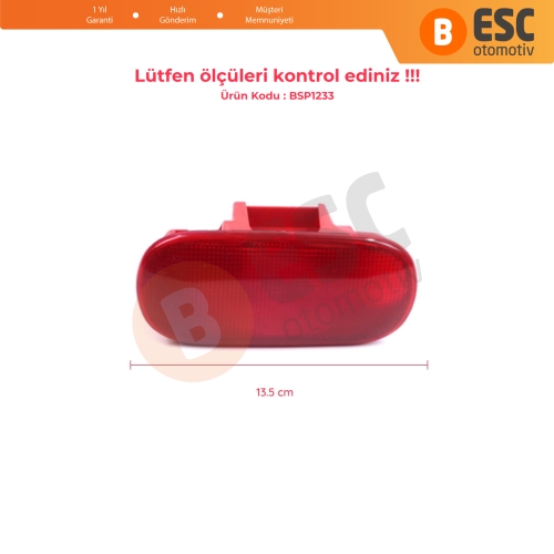 Renault Master MK2 Mascott Opel Movano A Nissan Interstar X70 7700352940 için Arka Kapı 3. Üçüncü Ek Fren Stop Lambası