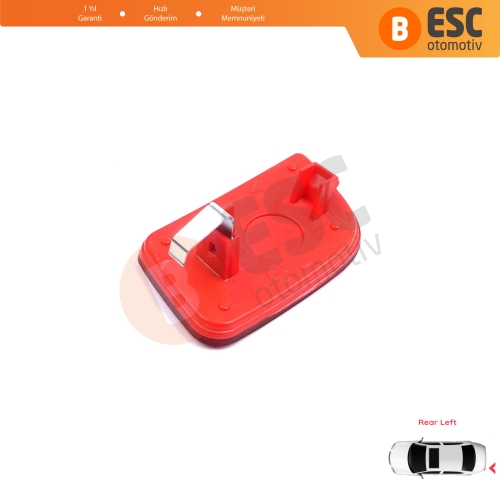Renault Master 3 Scenic 2 Nissan NV400 Interstar Opel Movano B X62 8200152642 için Sol Arka Tampon Reflektörü