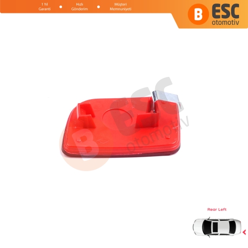 Renault Master 3 Scenic 2 Nissan NV400 Interstar Opel Movano B X62 8200152642 için Sol Arka Tampon Reflektörü