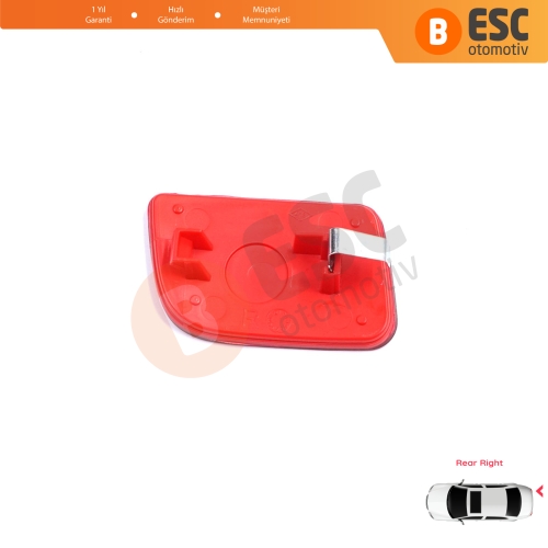 Renault Master 3 Scenic 2 Nissan NV400 Interstar Opel Movano B X62 8200152643 için Sağ Arka Tampon Reflektörü
