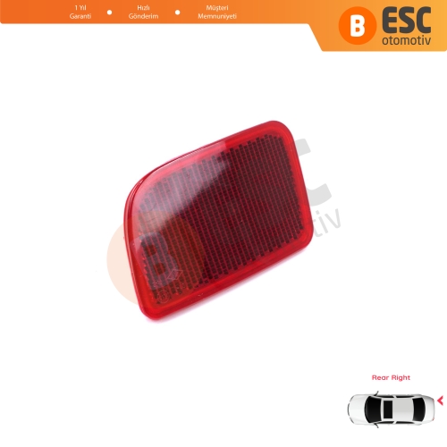 Renault Master 3 Scenic 2 Nissan NV400 Interstar Opel Movano B X62 8200152643 için Sağ Arka Tampon Reflektörü