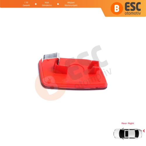 Renault Master 3 Scenic 2 Nissan NV400 Interstar Opel Movano B X62 8200152643 için Sağ Arka Tampon Reflektörü