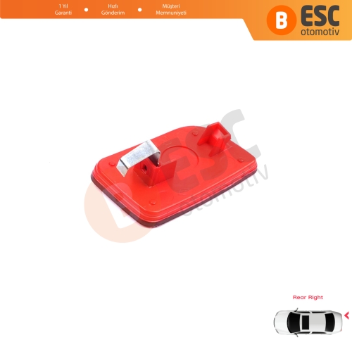 Renault Master 3 Scenic 2 Nissan NV400 Interstar Opel Movano B X62 8200152643 için Sağ Arka Tampon Reflektörü