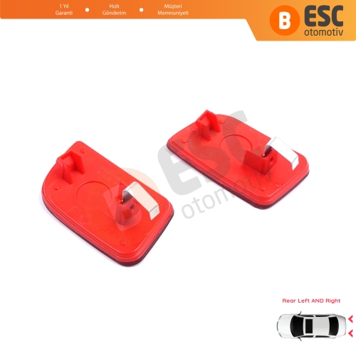 Renault Master 3 Scenic 2 Nissan NV400 Interstar Opel Movano B X62 8200152642 8200152643 için Sağ Sol Arka Tampon Reflektörü