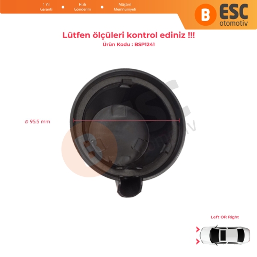 Renault 9 R9 L42 1981-1993 7701029560 İçin Ön Far Toz Koruma Arka Plastik Kapağı