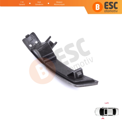 Ford Focus 2007-2020 Mondeo MK4 2007-2015 8M5113B383AA İçin Sol Yan Ayna Sinyali Beyaz 
