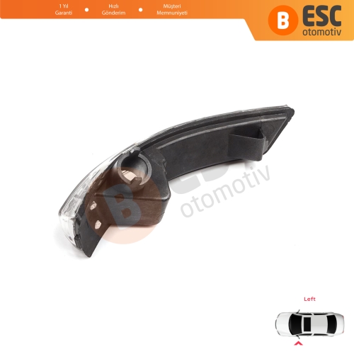 Ford Focus 2007-2020 Mondeo MK4 2007-2015 8M5113B383AA İçin Sol Yan Ayna Sinyali Beyaz 
