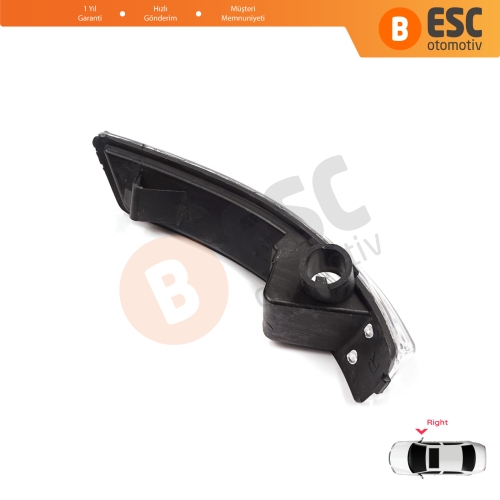 Ford Focus 2007-2020 Mondeo MK4 2007-2015 8M5113B384AA İçin Sağ Yan Ayna Sinyali Beyaz