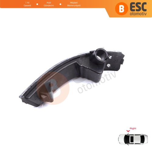 Ford Focus 2007-2020 Mondeo MK4 2007-2015 8M5113B384AA İçin Sağ Yan Ayna Sinyali Beyaz