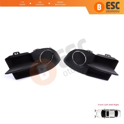 Renault Clio II Phase 4 Symbol MK1 2006-2008 7702295498 için Ön Tampon Sol Sağ Sis Far Çerçeve Kapağı