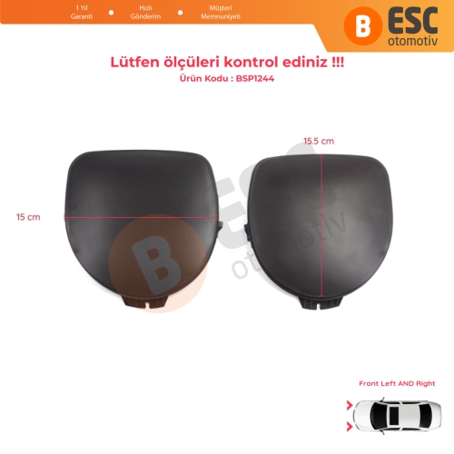 Renault Clio MK2 BB CB SB Faz 1 1998-2002 7701205718 için Ön Tampon Sol Sağ Sis Far Kapağı