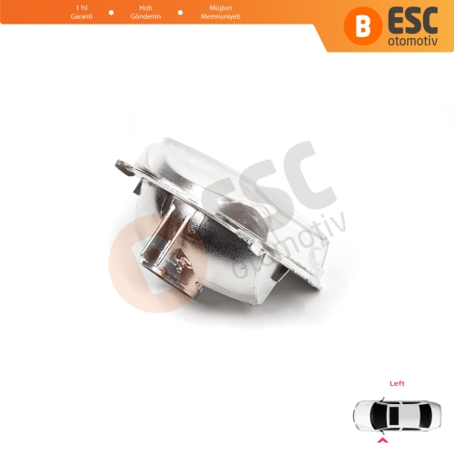 Mercedes Sprinter MK3 907 910 2018-On 9109064700 İçin Sol Yan Kapı Ayna Sinyali Beyaz