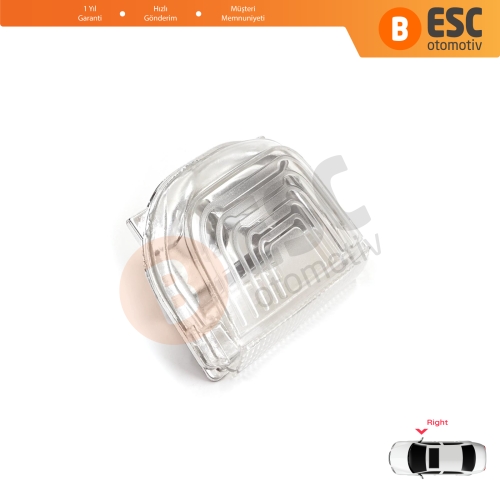 Mercedes Sprinter MK3 907 910 2018-On 9109064600 İçin Sağ Yan Kapı Ayna Sinyali Beyaz