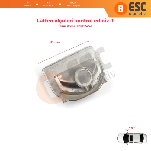 Mercedes Sprinter MK3 907 910 2018-On 9109064600 İçin Sağ Yan Kapı Ayna Sinyali Beyaz