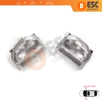 Mercedes Sprinter MK3 907 910 2018-On 9109064700 9109064600 İçin Yan Ayna Sinyali Beyaz Sağ ve Sol 