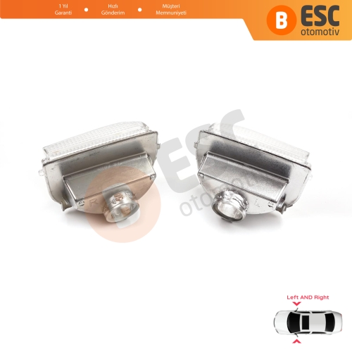 Mercedes Sprinter MK3 907 910 2018-On 9109064700 9109064600 İçin Yan Ayna Sinyali Beyaz Sağ ve Sol 